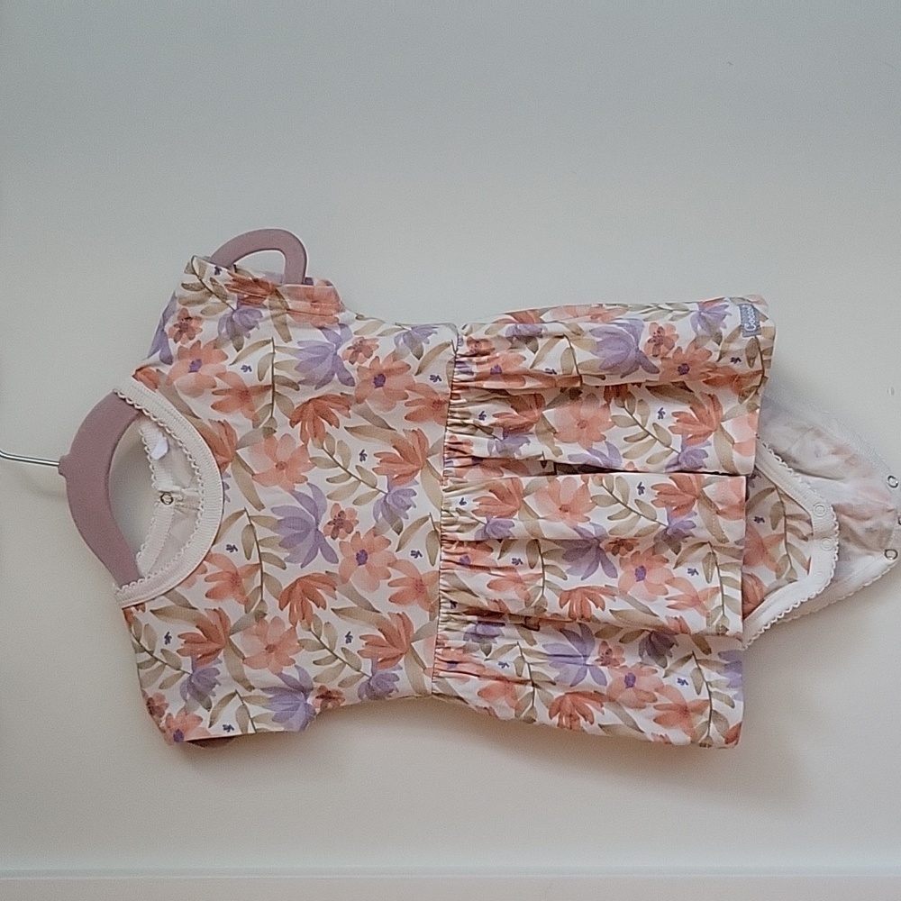 Coccoli twirl bodysuit floral girls 6/9 months